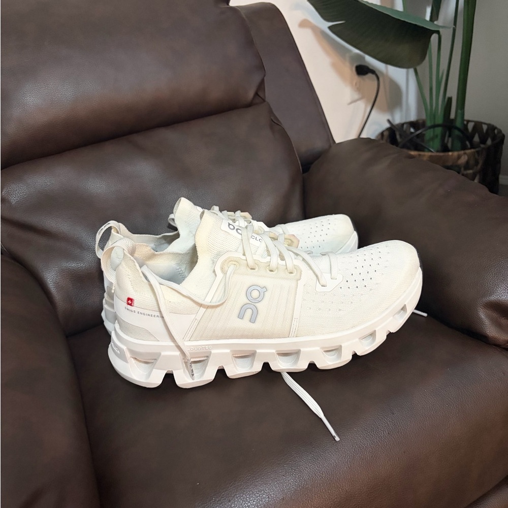 On Running Cloud Sneakers in Off-White